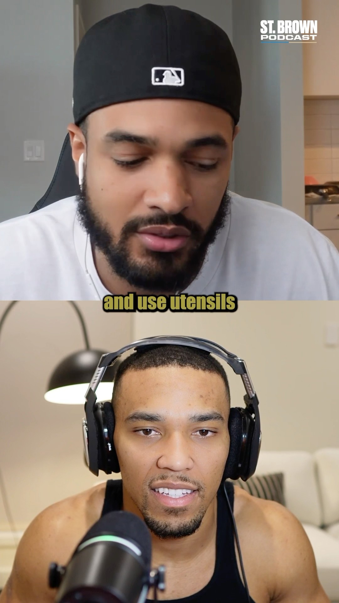 Amon-Ra St. Brown wants Bills WR Mack Hollins on the podcast ?️